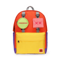 Detachable small bags 90s Kids Color Block Backpack With Bright color backpacks